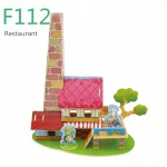 Restaurant Forest Cabine - Puzzle 3D din lemn